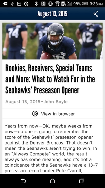 Seahawks - Preview 2