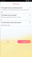 Period Tracker, Ovulation Calendar & Fertility app screenshot 2