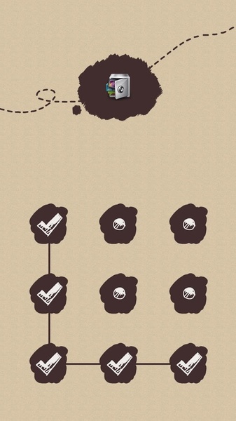 AppLock Theme Chalk Doodle - Preview 2