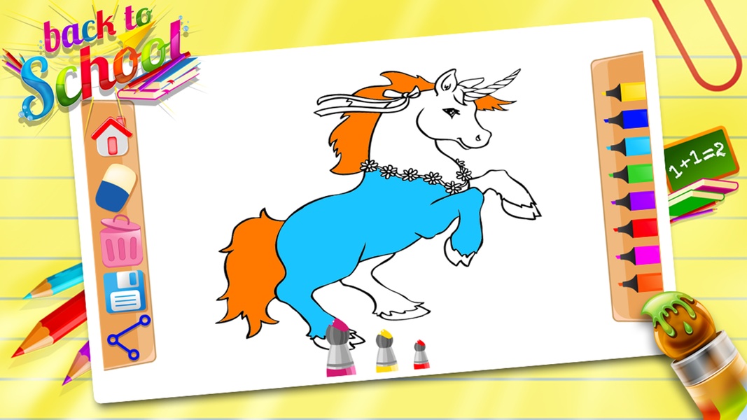 Unicorn Colouring - Preview 7