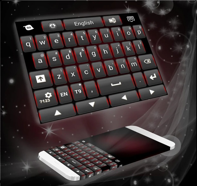 Black Red Keyboard - Preview 2