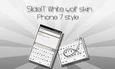 SlideIT White wolf skin screenshot 4