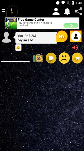 Sad chat app - online chat for depression - Preview 8