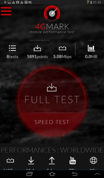 4Gmark 3G 4G speed test - Preview 4