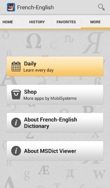 French-English Dictionary - Preview 4