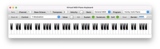 Virtual MIDI Piano Keyboard screenshot 2