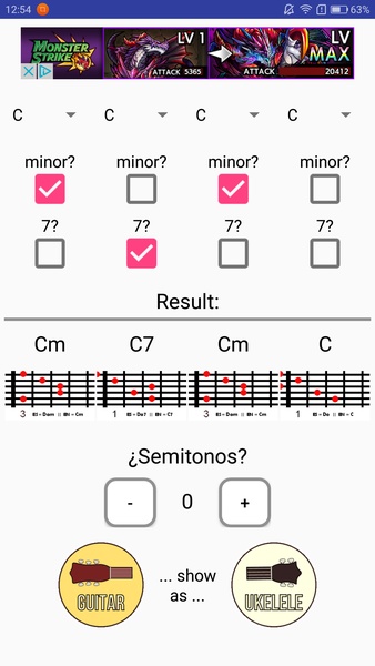 Chords Transposer Free - Preview 2