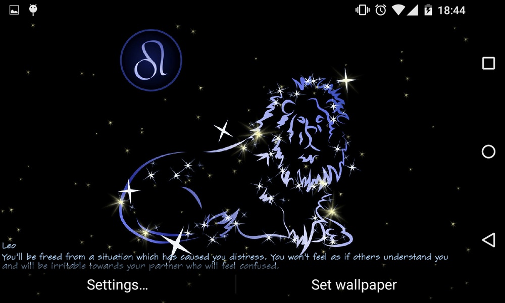Your Daily Horoscope Live Wallpaper Free - Preview 2