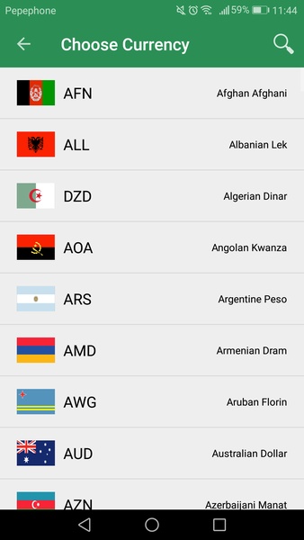 Fast Currency Converter - Preview 1