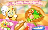Making Pizza for Kids, Toddlers - Educational Game screenshot 2