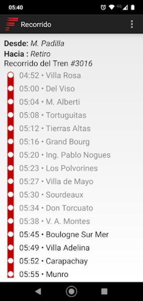 Horarios Belgrano - Preview 3