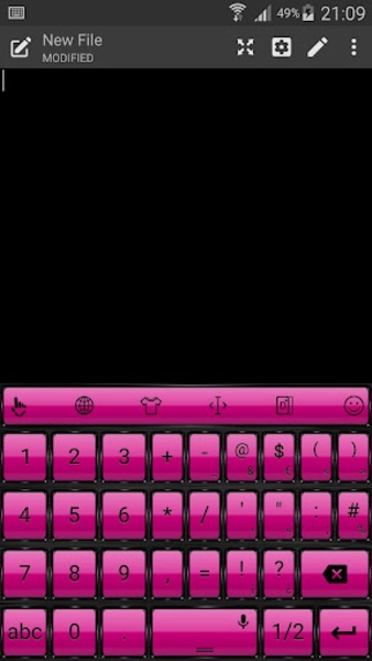Theme x TouchPal Frame Pink2 - Preview 4