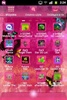 GO Launcher EX Theme Pink Cute screenshot 2