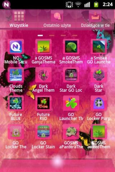 GO Launcher EX Theme Pink Cute - Preview 2