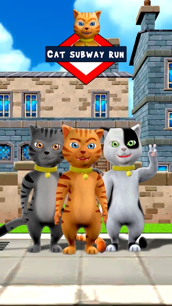 Cat Subway Run: Leo Cat vs Dog - Preview 1