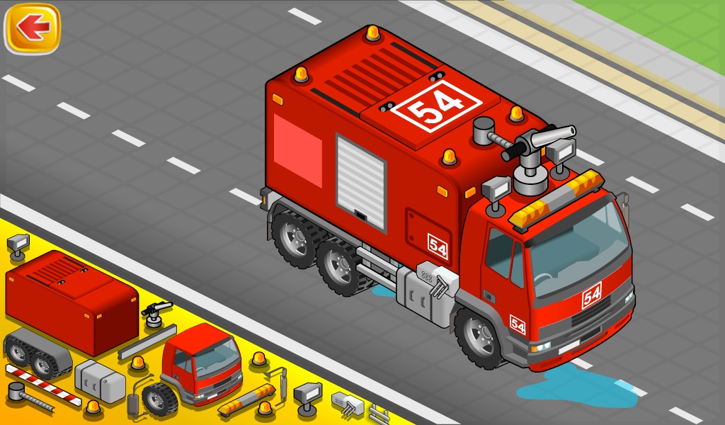 Police Car & Fire Truck Builder - Preview 2