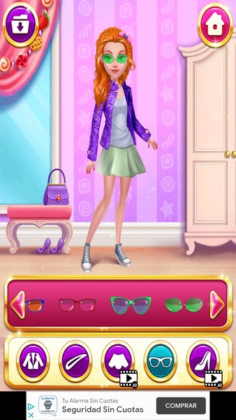green emerald velvet dress Candy Makeup Fashion Makeover game - Sweet princess dress up games for  girls