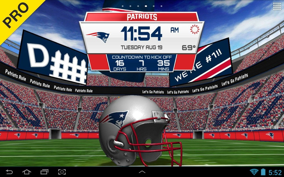 NFL Super Bowl 3D Live Wallpaper — Get it before the big game