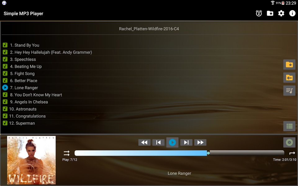 Simple MP3 Player - Preview 4