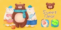 Sweet Bear GO Launcher Theme screenshot 4