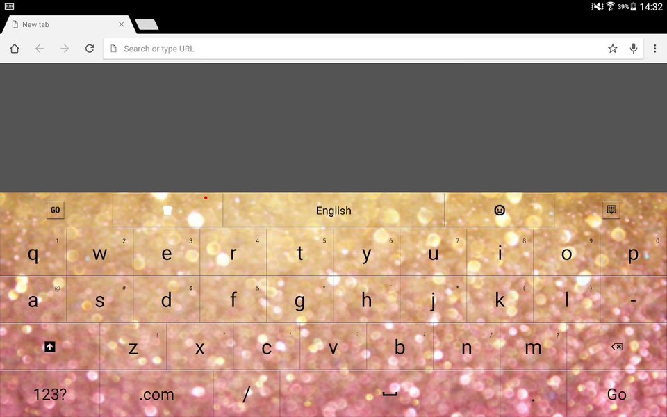 GO Keyboard Glitter Theme - Preview 5