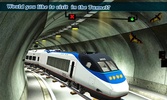 Fast Bullet Train Driving 3D screenshot 1