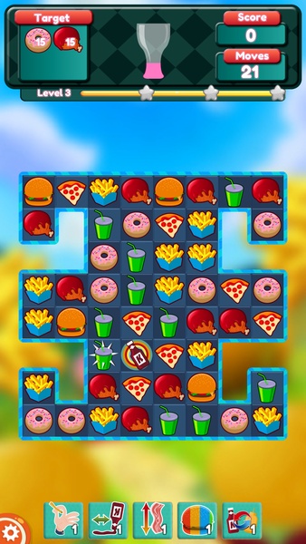 Burger & Soda Match 3 - Preview 5