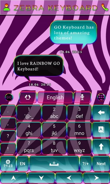 Zebra Keyboard - Preview 1