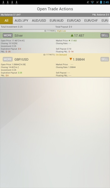 Alpari OptionTrader - Preview 1