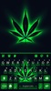 Neon Cannabis Keyboard Backgro screenshot 1