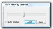 Taskbar Resize Tool for Vista screenshot 3