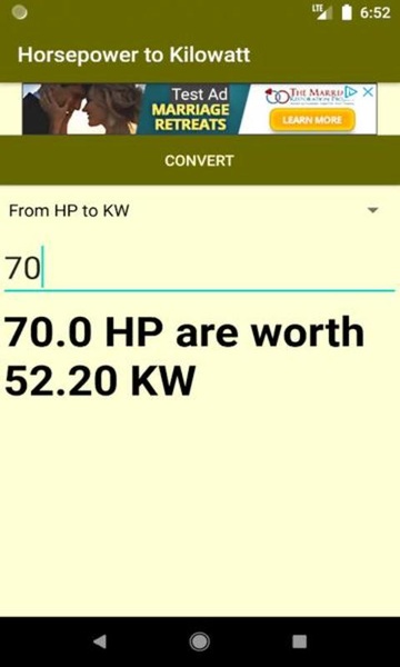 Horsepower to Kilowatt - Preview 3