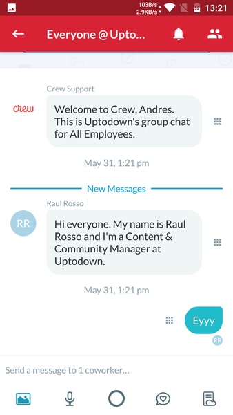 Crew Messaging - Preview 2