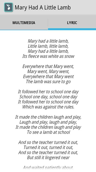 Nursery Rhyme - Preview 1