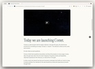 Comet Browser screenshot 1