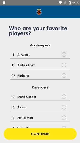 Villarreal CF - Official App - Preview 2