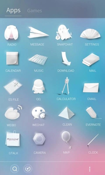 Leger OS GOLauncher EX Theme - Preview 3