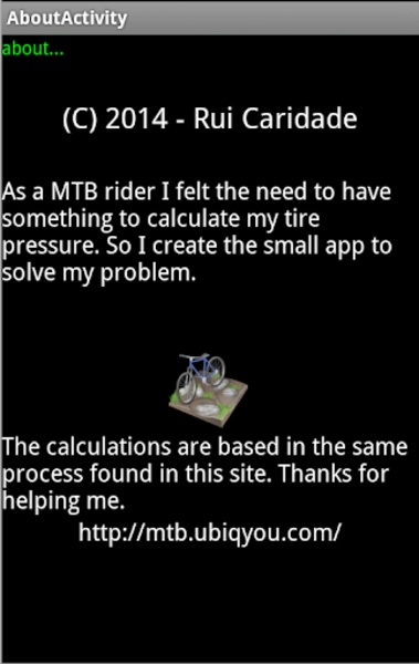 MTB Tire Pressure - Preview 1
