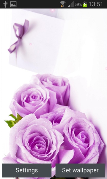 Glitter Flowers Live Wallpaper - Preview 4