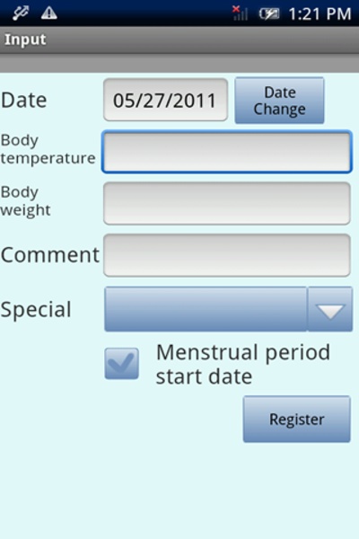 BasalBodyTemperature Record Lite - Preview 1