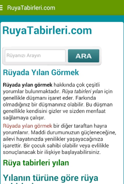 RuyaTabirleri.com - Preview 1