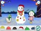 Sarah & Duck: Build a Snowman screenshot 3