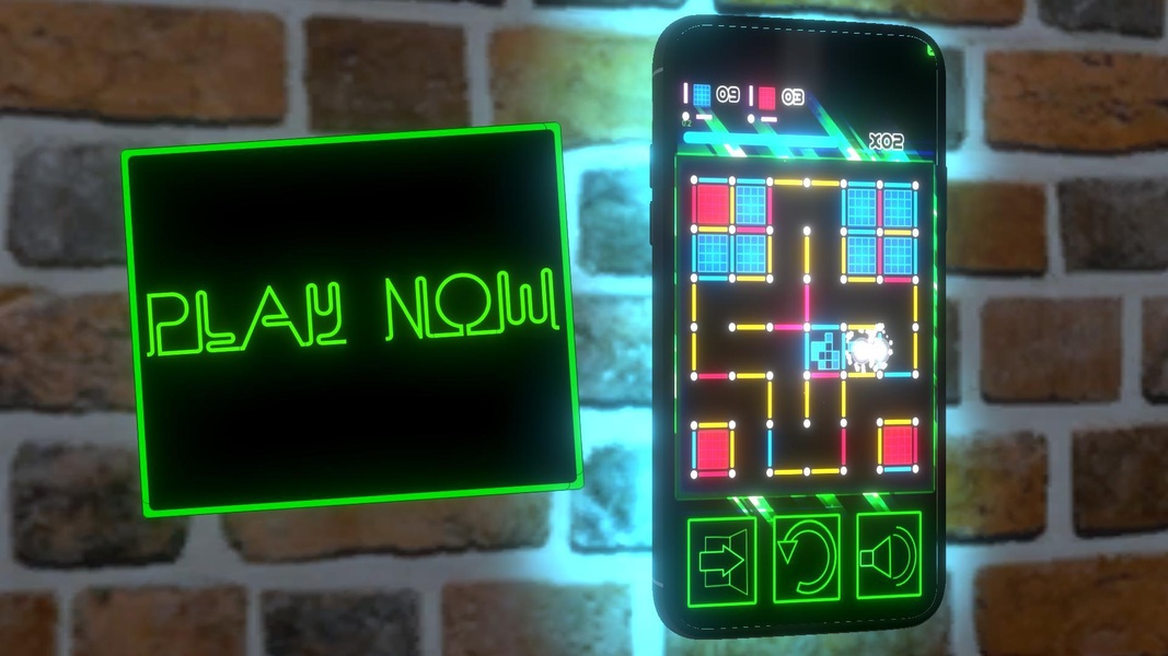 Dots and Boxes (Neon) - Preview 3