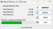 Reduce Memory screenshot 1