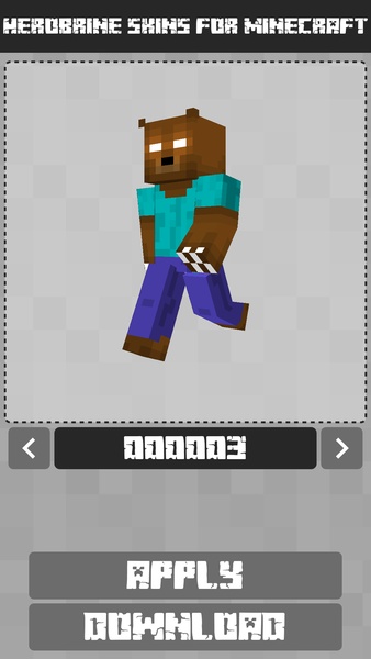 overpowered herobrine Minecraft Skin