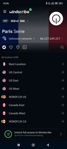 Windscribe - Preview 1