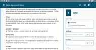 Sales Agreement Maker screenshot 1
