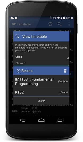 Timetable Reader - Preview 3