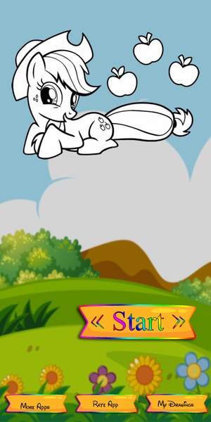 Coloring Book for Pony - Preview 1
