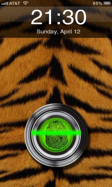 Fingerprint Slide Screen Lock 7.0 Screen Prints 1